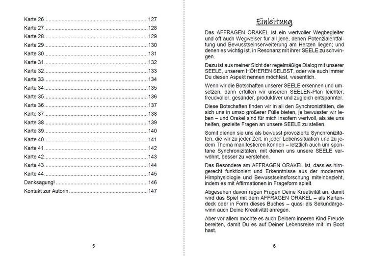 Produktbild: Das Affragen Orakel Buch