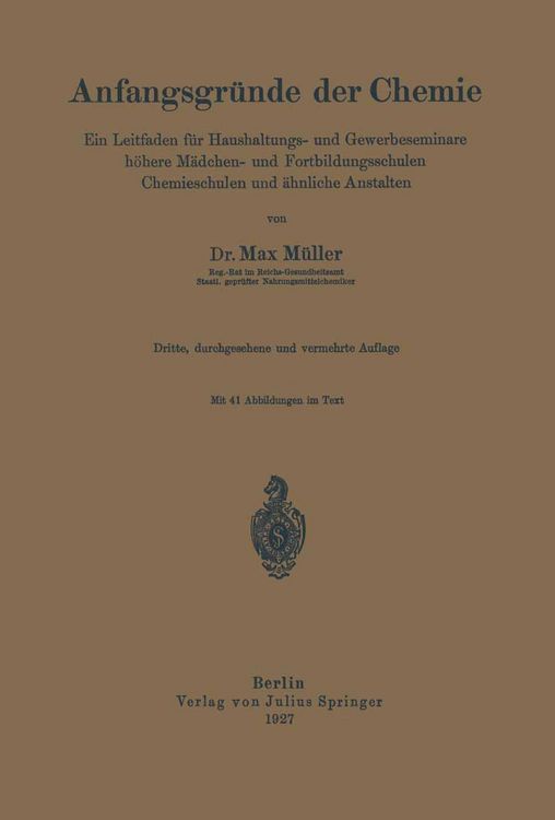 Produktbild: Anfangsgr&uuml;nde der Chemie