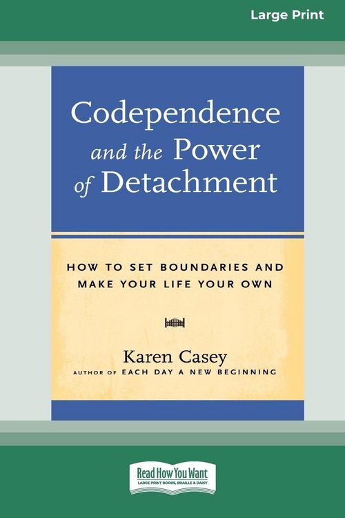 Produktbild: Codependence and the Power of Detachment (16pt Large Print Edition)