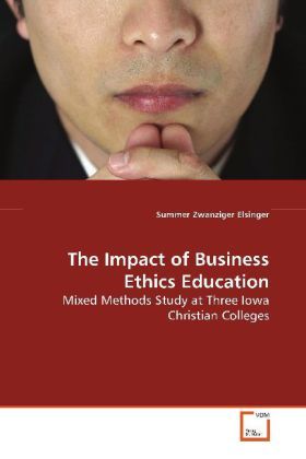 Produktbild: Zwanziger Elsinger, S: The Impact of Business Ethics Educati