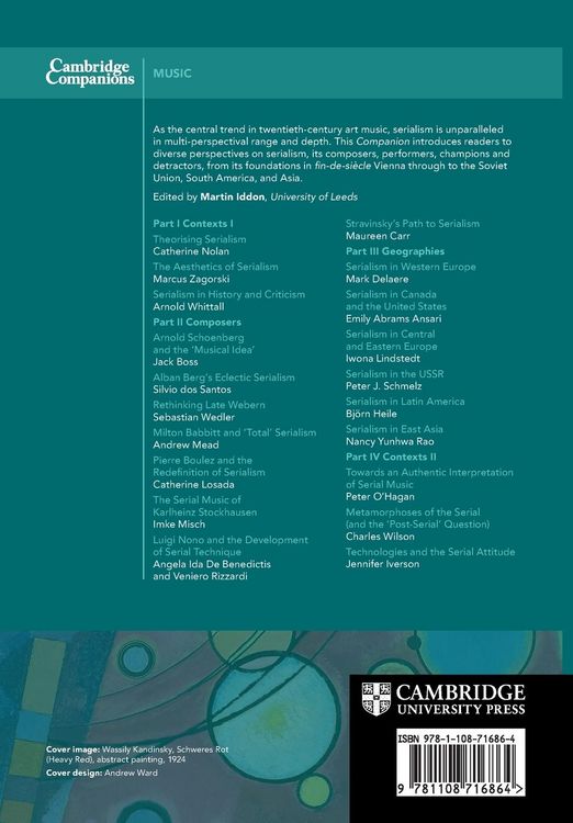 Produktbild: The Cambridge Companion to Serialism