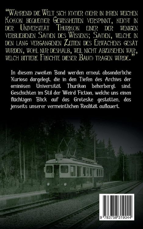 Produktbild: Aus dem Archiv der Universit&auml;t Thurikon: 2. Band