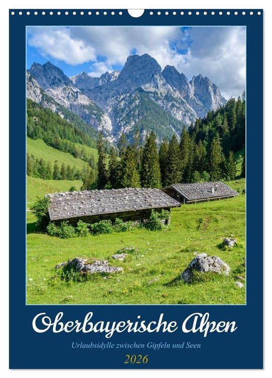 Produktbild: Oberbayerische Alpen (Wandkalender 2026 DIN A3 hoch), CALVENDO Monatskalender