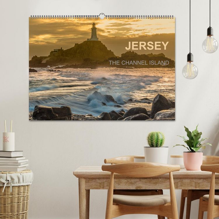Produktbild: JERSEY THE CHANNEL ISLAND (Wall Calendar 2026 DIN A2 landscape), CALVENDO 12 Month Wall Calendar