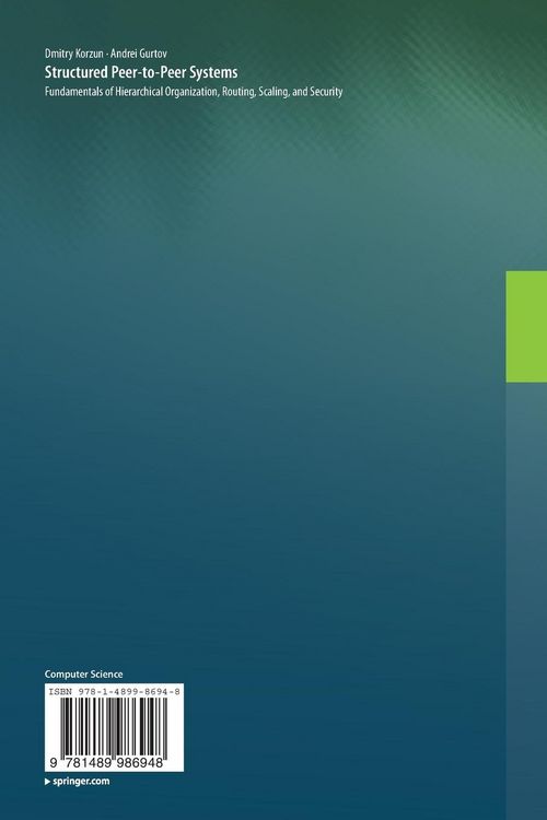 Produktbild: Structured Peer-to-Peer Systems