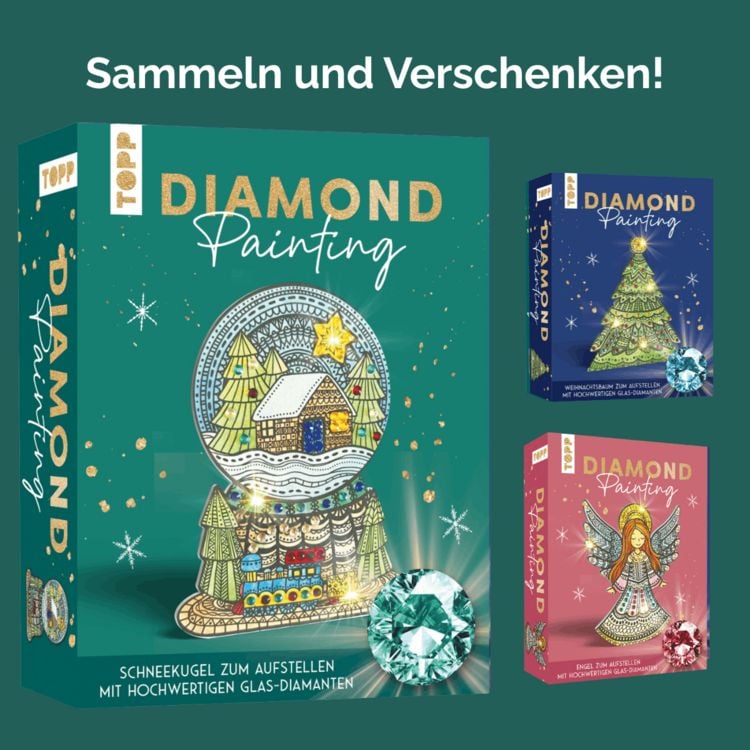 Produktbild: Diamond Painting Set Schneekugel