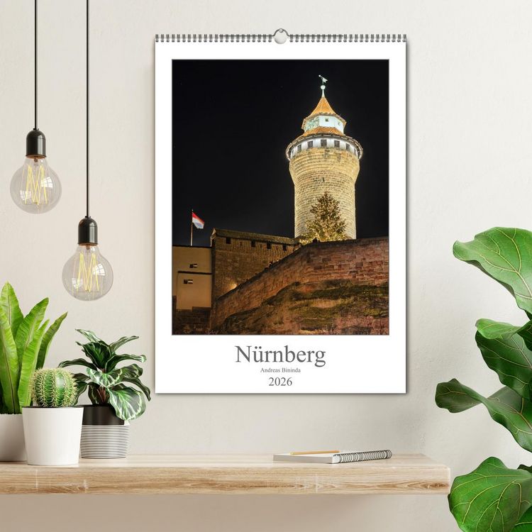 Produktbild: N&uuml;rnberg (Wandkalender 2026 DIN A2 hoch), CALVENDO Monatskalender