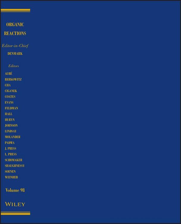 Produktbild: Organic Reactions, Volume 98