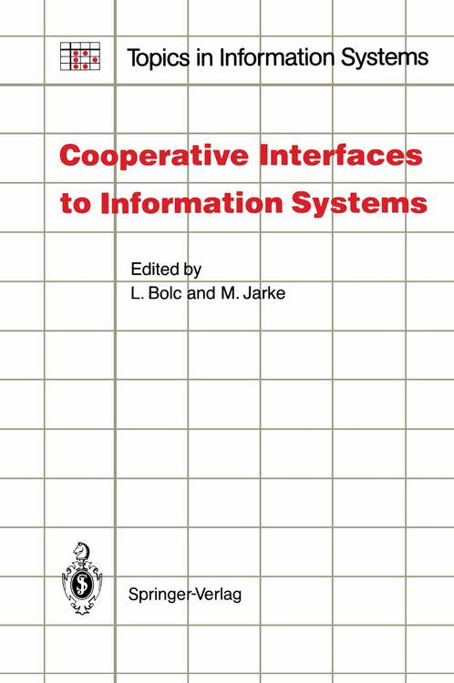 Produktbild: Cooperative Interfaces to Information Systems