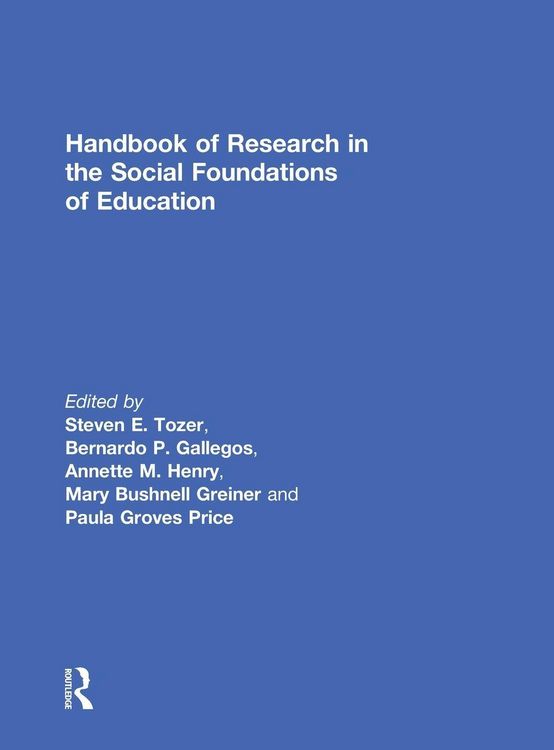 Produktbild: Handbook of Research in the Social Foundations of Education