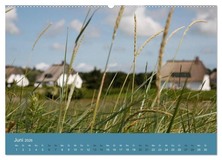 Produktbild: F&ouml;hr 2026. Portr&auml;t einer Insel (Wandkalender 2026 DIN A2 quer), CALVENDO Monatskalender