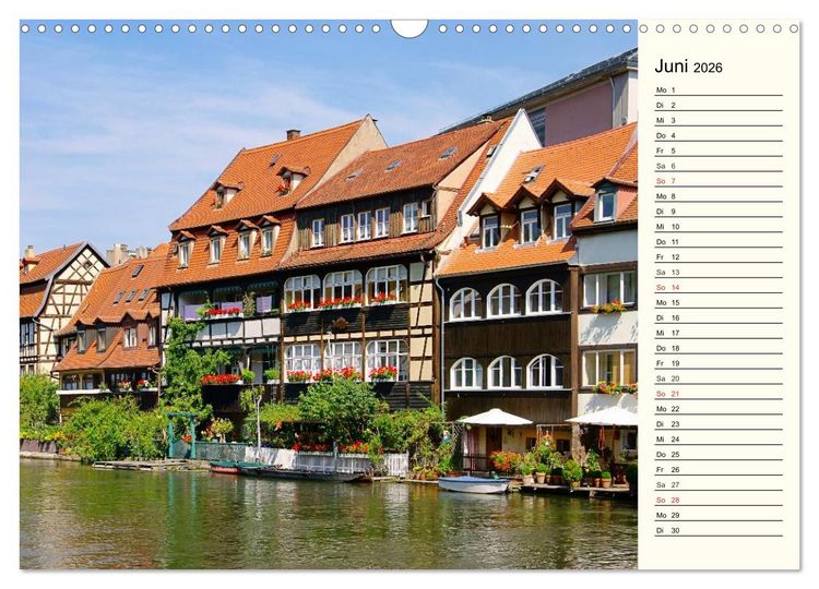 Produktbild: Bamberg und Fr&auml;nkische Schweiz (Wandkalender 2026 DIN A3 quer), CALVENDO Monatskalender