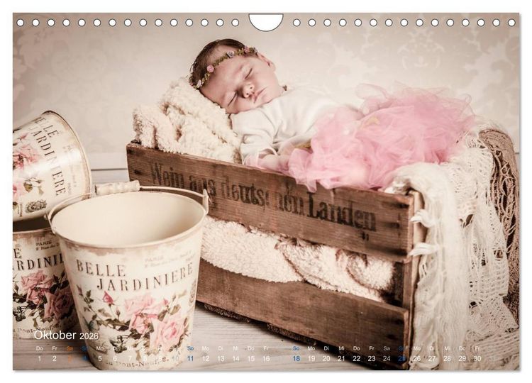 Produktbild: Baby - s&uuml;&szlig;e Tr&auml;ume (Wandkalender 2026 DIN A4 quer), CALVENDO Monatskalender