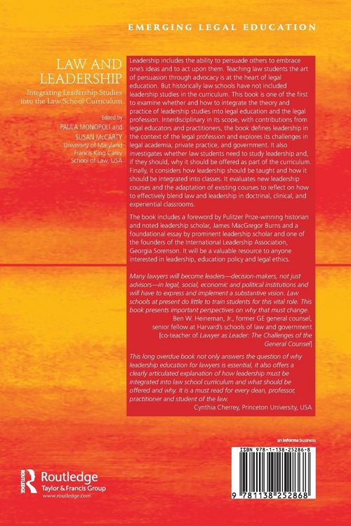 Produktbild: Law and Leadership
