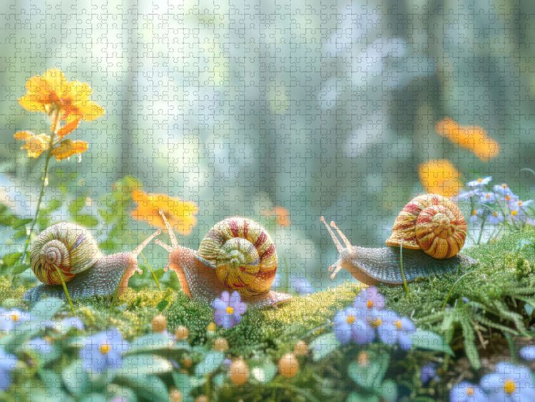 Produktbild: CALVENDO Puzzle Eine Welt voller liebenswerter kleiner Tiere | 1000 Teile Lege-Gr&ouml;&szlig;e 64x48cm Foto-Puzzle f&uuml;r gl&uuml;ckliche Stunden