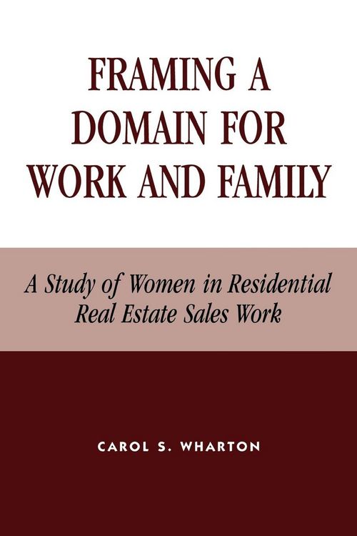 Produktbild: Framing a Domain for Work and Family