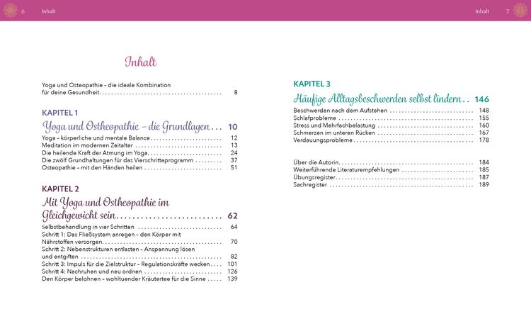 Produktbild: Selbstheilung mit Yoga und Osteopathie
