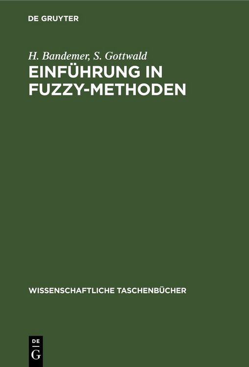 Produktbild: Einf&uuml;hrung in FUZZY-Methoden