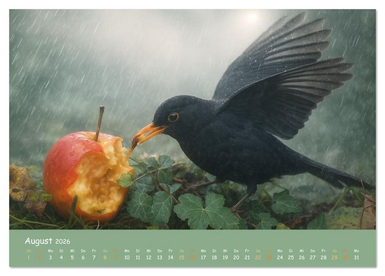 Produktbild: In feuchter Mission - Mistwetter Geschichten (Tischkalender 2026 DIN A5 quer), CALVENDO Monatskalender