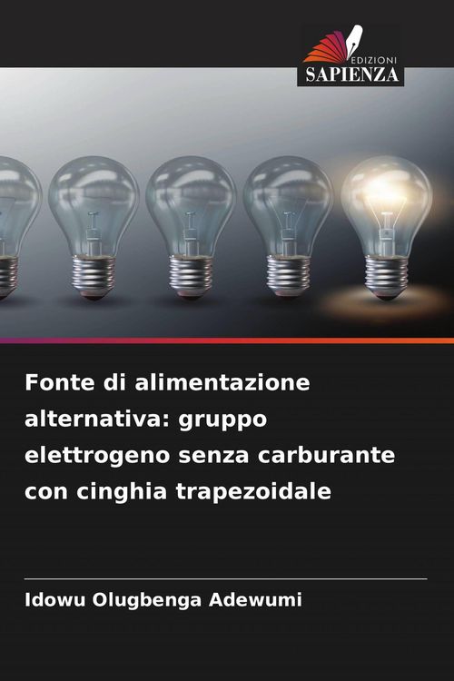 Produktbild: Fonte di alimentazione alternativa: gruppo elettrogeno senza carburante con cinghia trapezoidale
