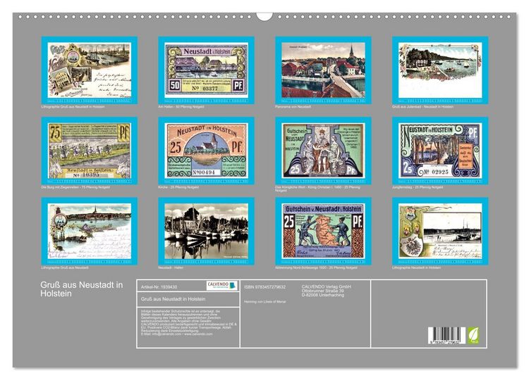 Produktbild: Gru&szlig; aus Neustadt in Holstein (Wandkalender 2026 DIN A2 quer), CALVENDO Monatskalender