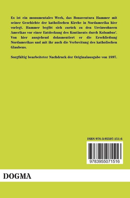 Produktbild: Die katholische Kirche in den Vereinigten Staaten Nordamerikas