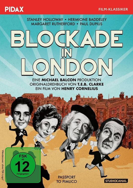 Produktbild: Blockade in London (Passport to Pimlico) / Originelle Kom&ouml;die mit Margaret Rutherford (bekannt als &bdquo;Miss Marple&ldquo;) (Pidax Film-Klassiker)