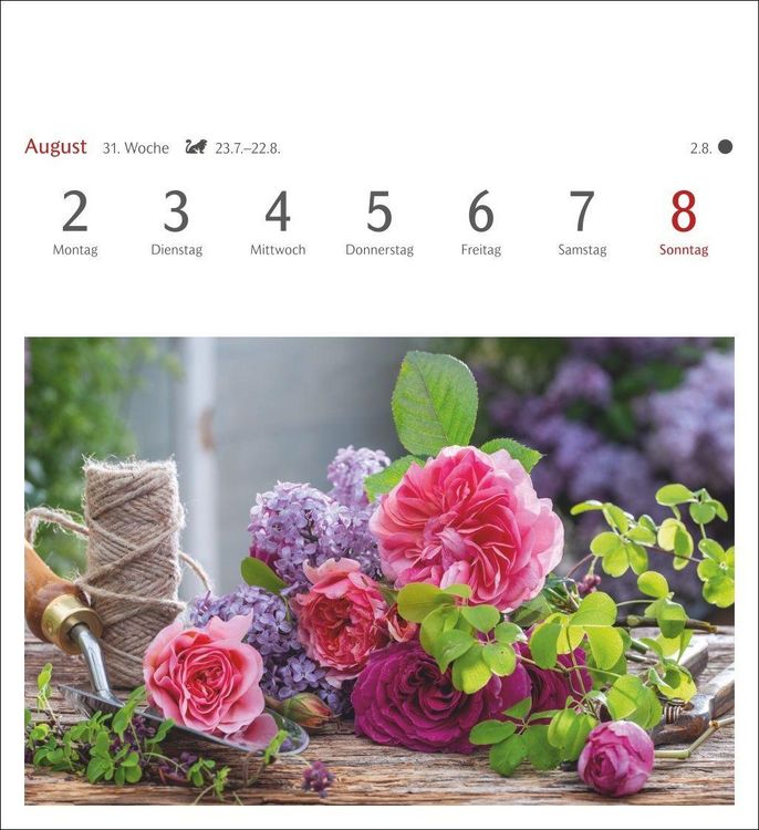 Produktbild: Blumenpracht Postkartenkalender 2027 - Wochenkalender mit 53 Postkarten