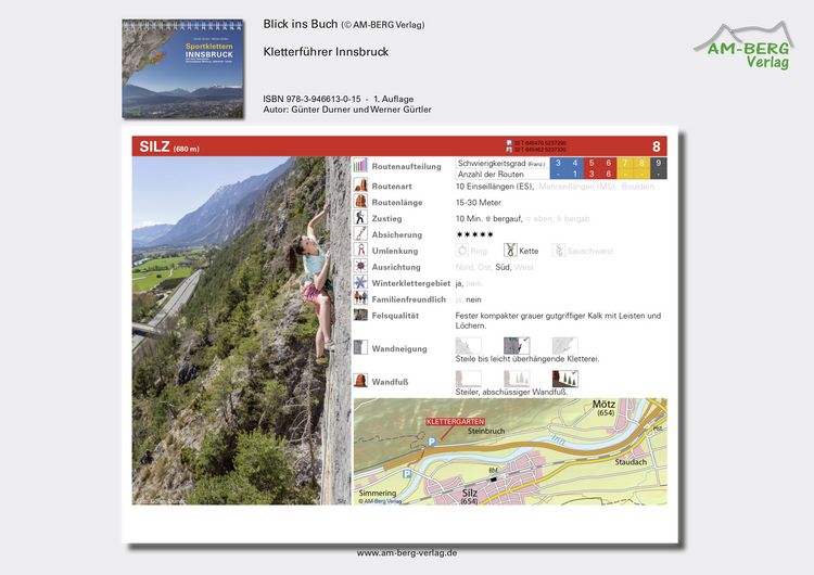Produktbild: Sportklettern Innsbruck und seine Feriend&ouml;rfer