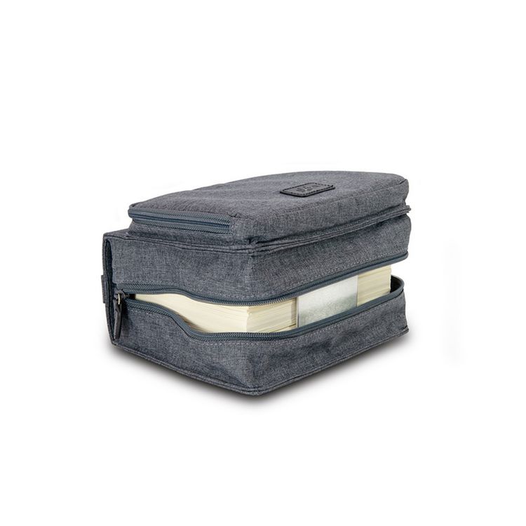 Produktbild: SKIN Tasche VEGAN Gr. L (Habersack) stahl-grau
