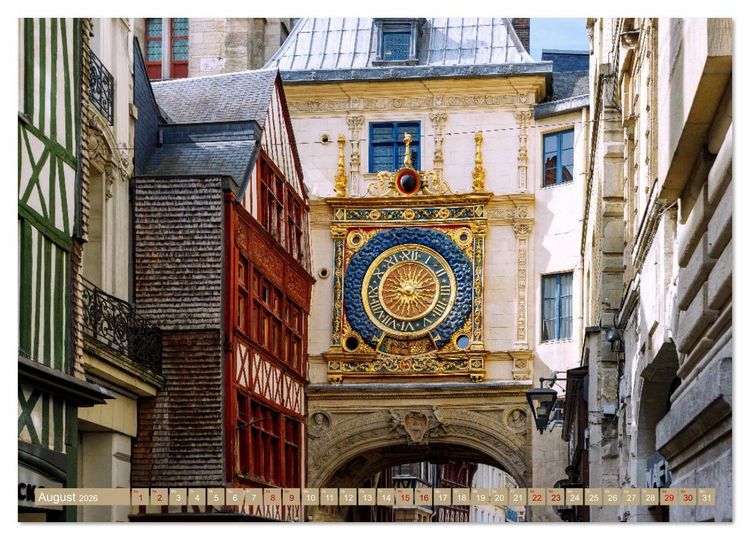 Produktbild: St&auml;dtejuwelen Nordfrankreichs. Architektur, Kunst und Flair vom Elsass zur Normandie (Wandkalender 2026 DIN A3 quer), CALVENDO Monatskalender