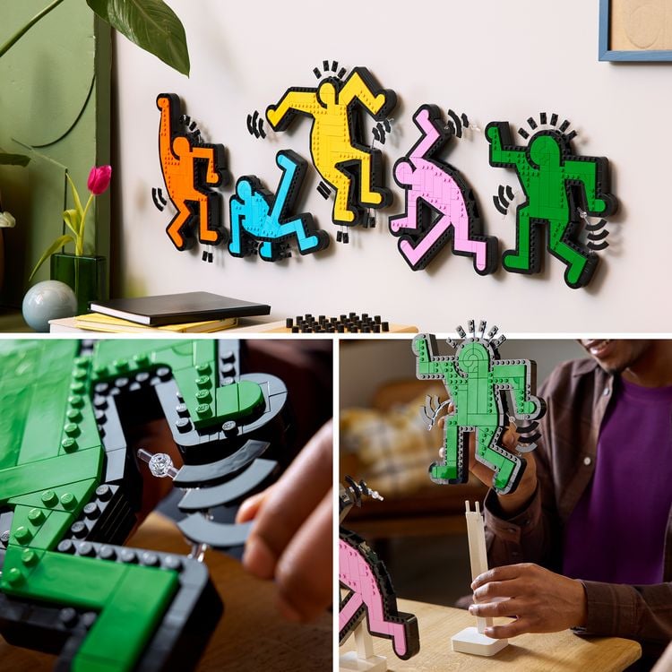 Produktbild: LEGO Art 31216 Keith Haring &ndash; Tanzende Figuren, Modellbau f&uuml;r Erwachsene