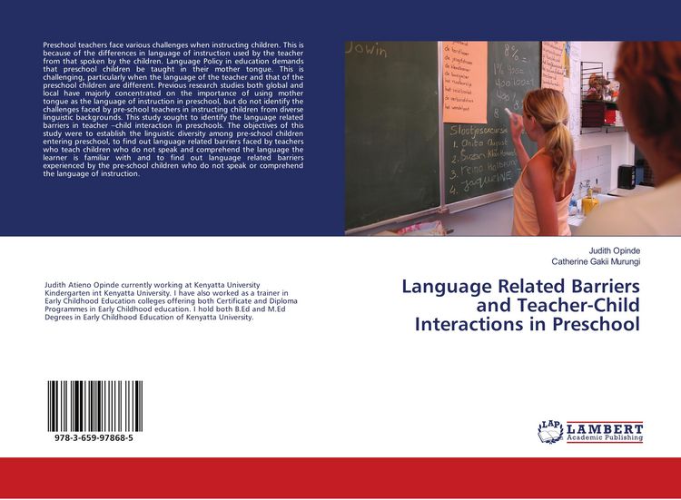 Produktbild: Language Related Barriers and Teacher-Child Interactions in Preschool