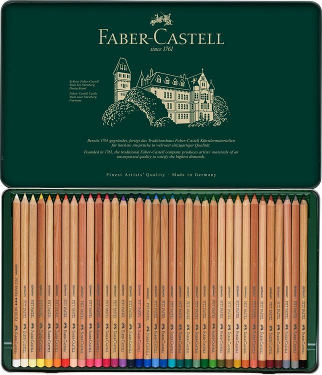 Produktbild: Faber-Castell Farbstifte Pitt Pastel, 36er Metalletui