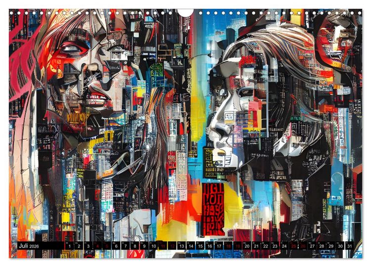 Produktbild: Abstrakt color Art (Wandkalender 2026 DIN A3 quer), CALVENDO Monatskalender