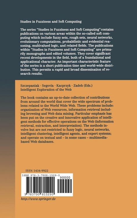 Produktbild: Intelligent Exploration of the Web