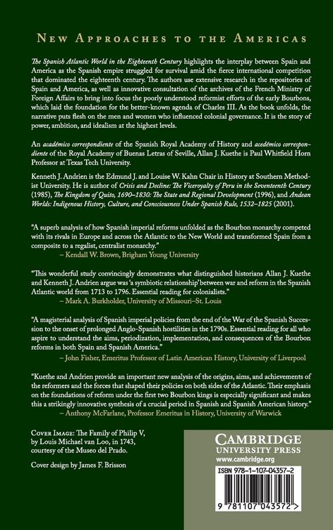 Produktbild: The Spanish Atlantic World in the Eighteenth Century