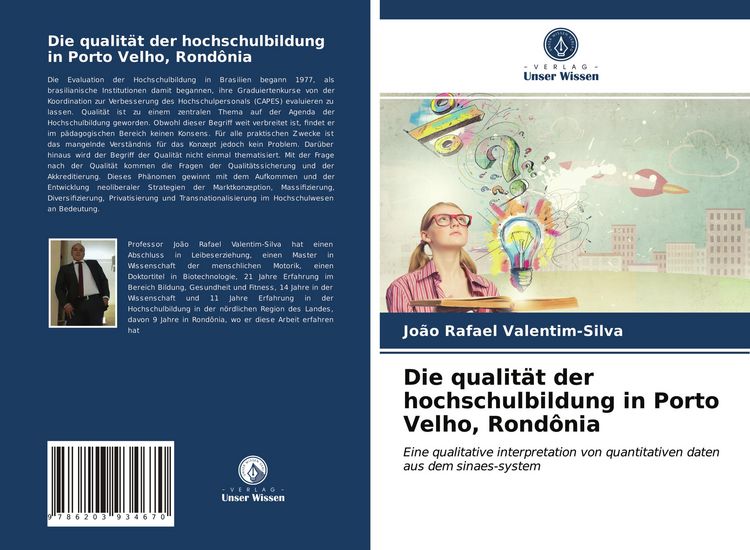 Produktbild: Die qualit&auml;t der hochschulbildung in Porto Velho, Rond&ocirc;nia