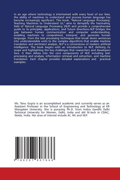 Produktbild: Natural Language Processing: Teaching Machines to Understand Us