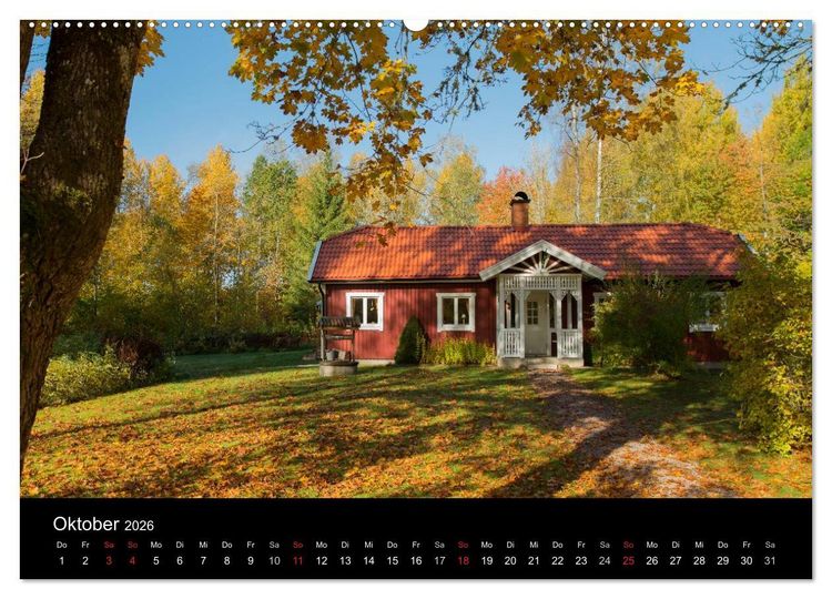 Produktbild: Schweden im Wechsel der Jahreszeiten (Wandkalender 2026 DIN A2 quer), CALVENDO Monatskalender