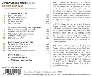 Produktbild: Bach: Cantatas for bass
