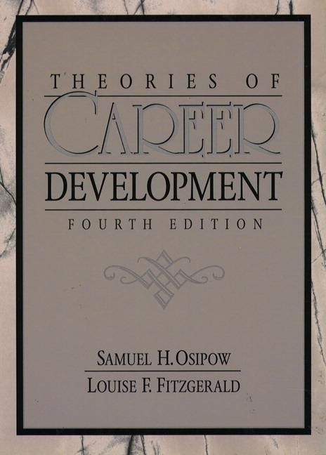 Produktbild: Osipow, S: Theories of Career Development