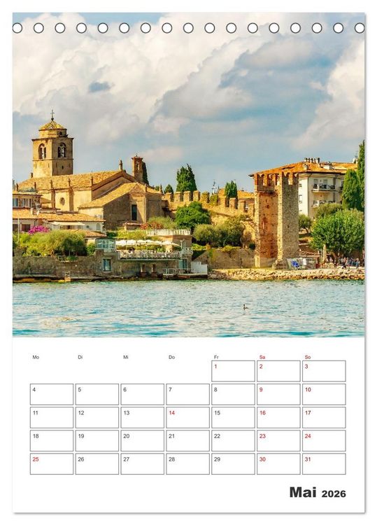 Produktbild: Sirmione - Reiseplaner (Tischkalender 2026 DIN A5 hoch), CALVENDO Monatskalender