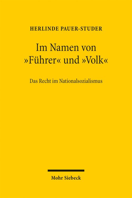Produktbild: Im Namen von "F&uuml;hrer" und "Volk"