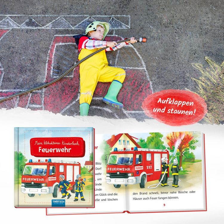 Produktbild: Tr&ouml;tsch Geschichtenbuch Mein klitzekleines Kinderbuch Feuerwehr