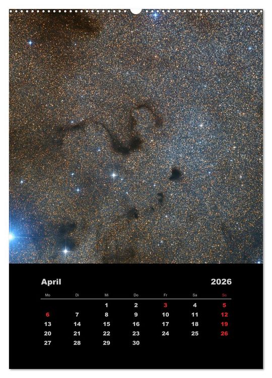 Produktbild: Astronomie 2026 (hochwertiger Premium Wandkalender 2026 DIN A2 hoch), Kunstdruck in Hochglanz