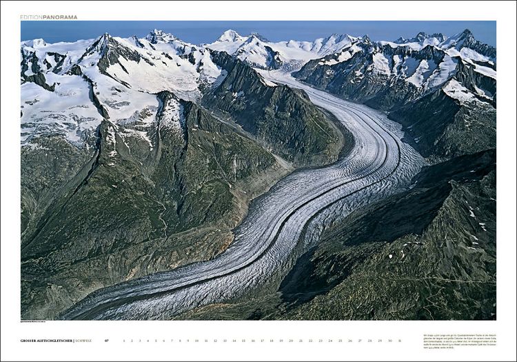 Produktbild: Die Alpen aus der Luft - Kalender immerw&auml;hrend