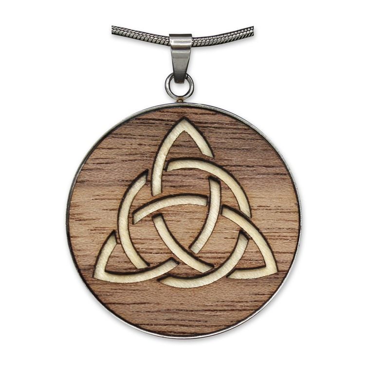 Produktbild: Holzschmuck "Waldzeichen" Triqueta
