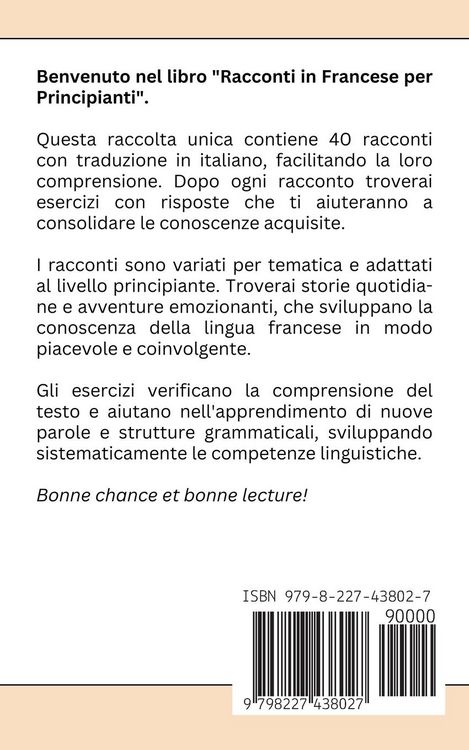 Produktbild: Racconti in Francese per Principianti