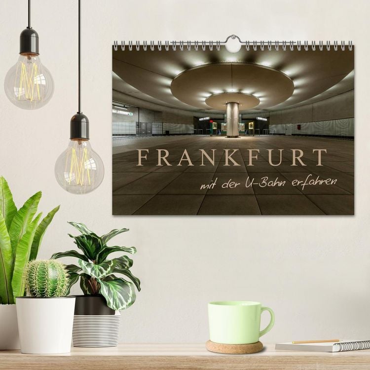 Produktbild: Frankfurt - mit der U-Bahn erfahren (Wandkalender 2026 DIN A4 quer), CALVENDO Monatskalender